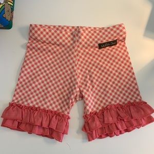 Matilda Jane Gingham ruffle shorts